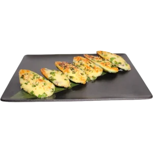 410. Mīdijas ar sieru